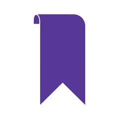 Purple Ribbon Icon