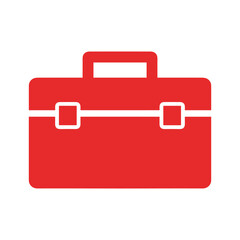 Red Briefcase Icon