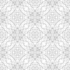 Obraz premium seamless geometric pattern, ornament, modern black lines background, original vector texture