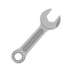 Adjustable Spanner Vector Illustration