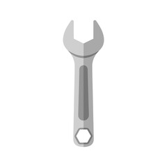 Adjustable Wrench Vector Illustration