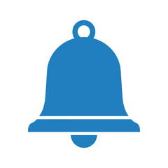 Blue Bell Icon Vector