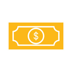 Dollar Bill Icon Vector