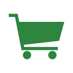 Green Shopping Cart Icon
