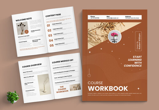 Course Work Book Layout