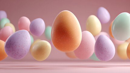 colorful easter eggs