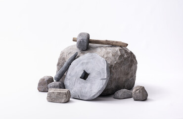 Stone Construction Concept Se