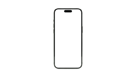 Minimal Smartphone Mockup with Blank Screen