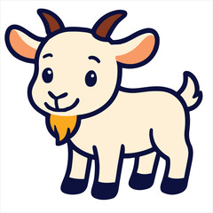 goat illustration vector design