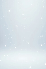 Soft falling snow or glittering bokeh lights creating a serene and ethereal winter background