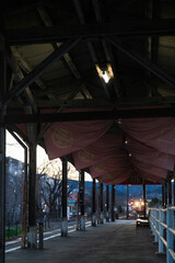 昭和レトロなプラットホーム