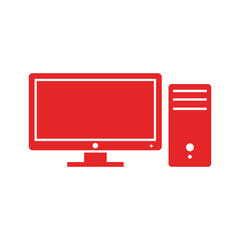 Desktop Computer Illustration