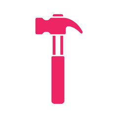 Pink Hammer Icon