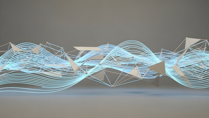 abstract data flow background