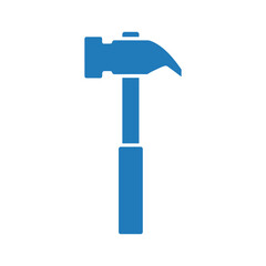 Blue Hammer Icon