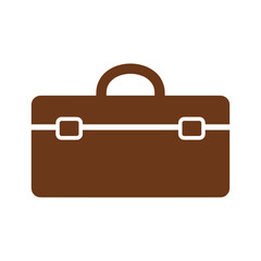 Brown Briefcase Icon