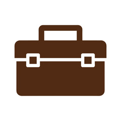 Brown Briefcase Icon