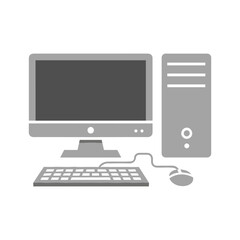 Computer Desktop Illustration