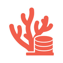 Coral Storage Icon