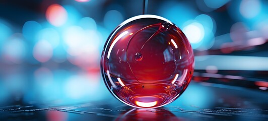 realistic photo of a glossy cherry ,generative AI