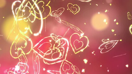 Heart transition animation adding gentle flow between scenes in romantic slideshows and video edits.