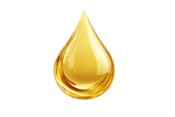 金色の美容オイルのしずく