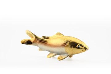 鉄製の鯉の置物