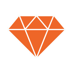Orange Diamond Logo Design