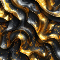 装飾,美しい,美術,テクスチャ,3D,背景,ダイナミック,マーブル,デザイン,メタル, お金, 大理石,メタリック,抽象的,金,黒,