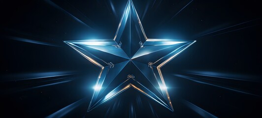 realistic photo of a glossy star,generative AI