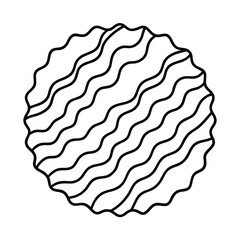 Soft beige wavy abstract pattern background illustration