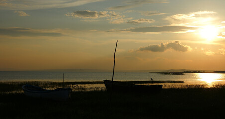 A view from Lake Manyas in Balikesir, Turkey.