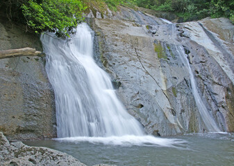 A view from Ormanli Village Waterfall in Erdek Town, Balikesir, Turkey.