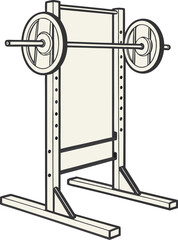 dumbbell on a white background