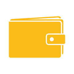 Yellow Wallet Icon