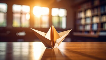 Learning Access Theme: Folded paper origami symbolizing education funding
