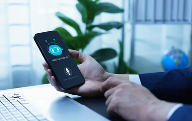 AI-powered chatbot system providing smart automated replies to customer inquiries across mobile and desktop platforms, delivering real-time communication and intelligent virtual support.