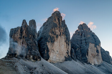Tre cime dans les Dolomites