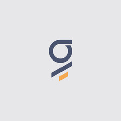simple and modern letter g logo design template elements