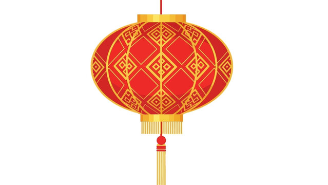 Chinese Lantern Red Paper Lantern Asian Decoration.