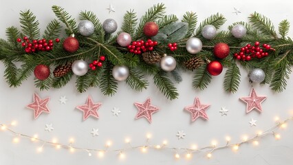 christmas background with christmas tree