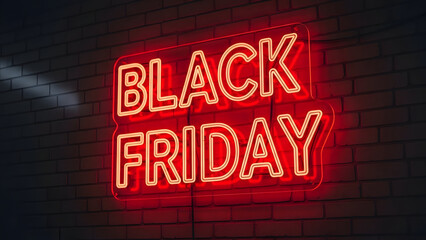 Fototapeta premium Festive holiday greeting with a red gift box surrounded by silver snowflakes ornaments and stars