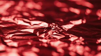 Abstract red metallic surface with reflective light and texture - Powered by Adobe