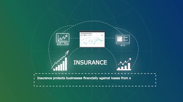 Business Insurance Concept Demonstrating Financial Protection, Risk Coverage And Organizational Security.
