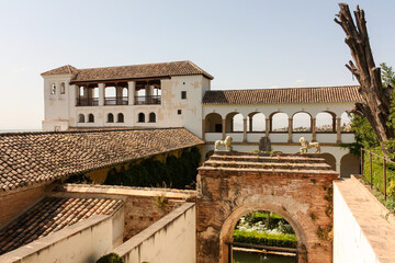 Fototapeta premium Alhambra palace at Granada, Spain