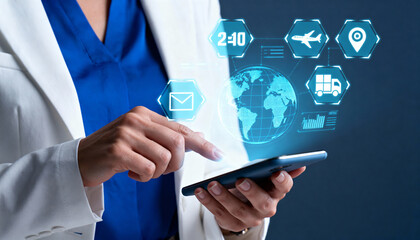 Digital transformation in business innovations in technology for efficient communication and logistics management