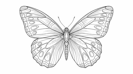 butterfly isolated on white background