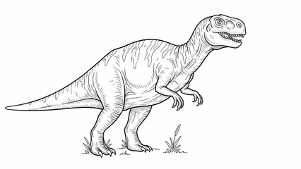 vector illustration of dinosaur