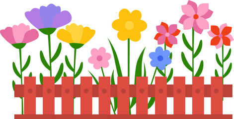 Spring Flowerbed Icon