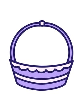 jiggle motion animation of easter basket